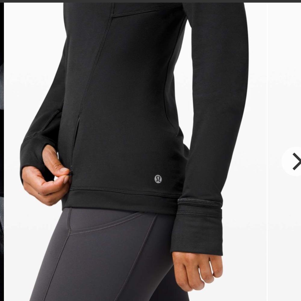 NWOT Lululemon Runderful Long Sleeve In Black Sz 8